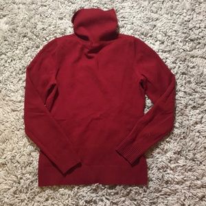 BP Red Wool Turtleneck
